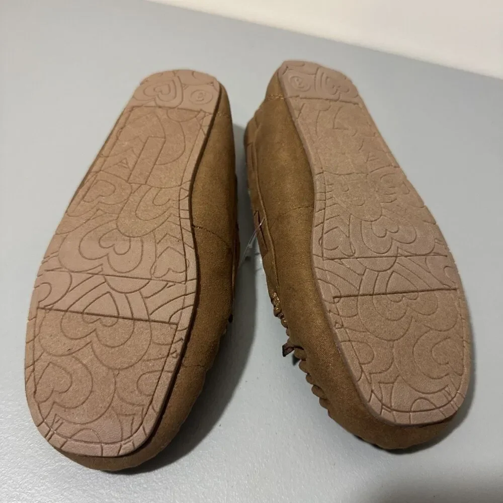 Cat & Jack Youth Girl's Shoes Slippers Slip On Brown Size 3